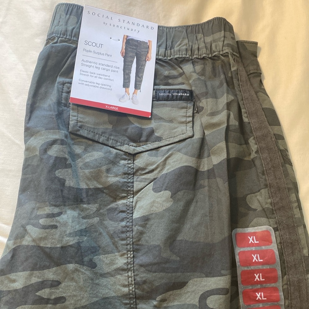 Social Standard Poplin Surplus Pant Camo XL